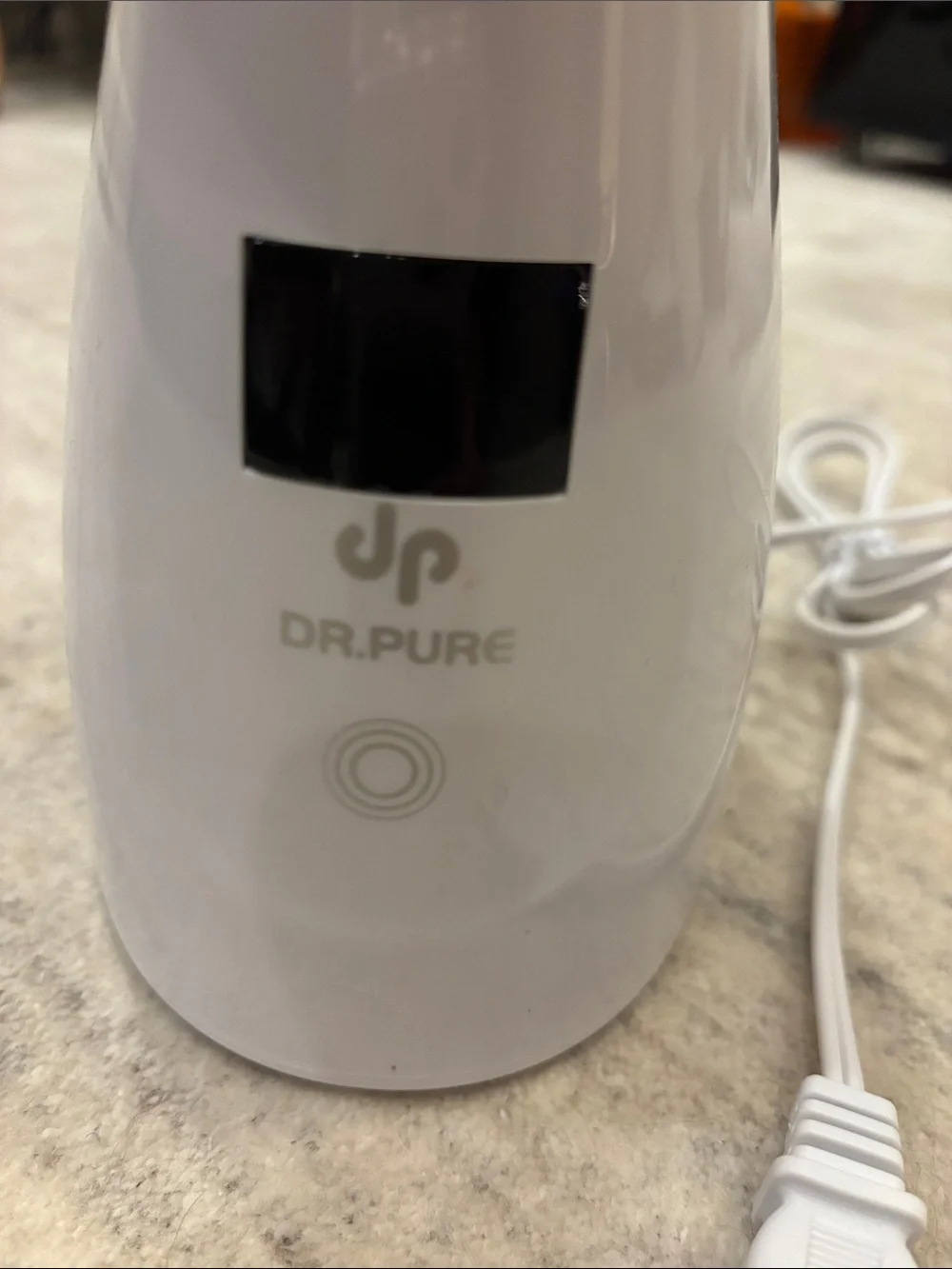 Derma Facial Steamer - White with Rose Gold Vent
